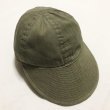 画像7: WWII AAF A-3  Mechanic HBT Cap (7)