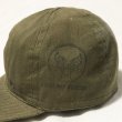 画像6: WWII AAF A-3 Mechanic HBT Cap (6)