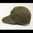 画像1: WWII AAF A-3 Mechanic HBT Cap (1)