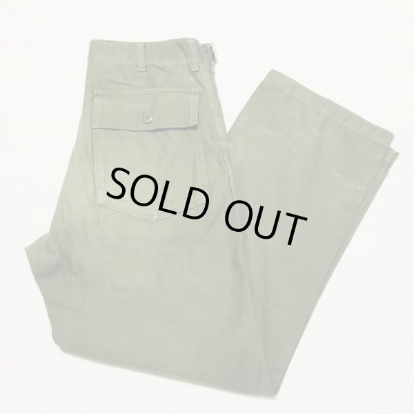 画像1: 60年代頃のARMY OG107 Cotton Utility Trousers (1)