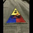 画像6: 40’s Mint ARMY 2nd HBT Jacket "2nd Armored Division" (6)