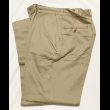 画像1: NOS ARMY Chino Trousers (33x31) コットンボタンチノ (1)