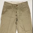 画像5: US ARMY M45 Khaki Chino Trousers (5)