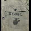 画像7: 40’s (WW2) USMC P44 HBT Jacket バックステンシル入り (7)