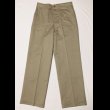 画像2: NOS ARMY M45 Khaki Chino Trousers (33x31) (2)