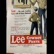 画像7: 40’s Lee Cowboy Pants Cardboard Advertising (7)
