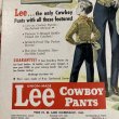 画像7: 40’s Lee Cowboy Pants Cardboard Advertising (7)