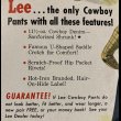 画像6: 40’s Lee Cowboy Pants Cardboard Advertising (6)
