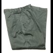 画像1: 57’ USAF Sage Green Shade 509 Utility Trousers (36R) ワンウォッシュ (1)