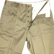 画像6: N.O.S. 50’s ARMY Cotton Khaki Chino Trousers (6)