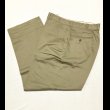 画像1: N.O.S. 50’s ARMY Cotton Khaki Chino Trousers (1)