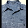 画像3: USN Blue Chambray Shirt (ステンシル入り) (3)