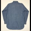 画像2: USN Blue Chambray Shirt (ステンシル入り) (2)