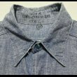 画像4: US NAVY Chambray Shirt (ステンシル入り) (4)