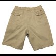 画像2: 50’s ARMY Khaki Chino Shorts (32R) (2)