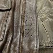 画像8: 60’s US NAVY G-1 Leather Flight Jacket MIL-J-7823D(WP) (8)