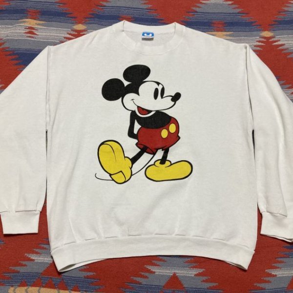 画像1: 80’s Disney "Mickey"プリントSweat Shirt (1)