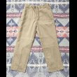 画像2: 60’s US Military Cotton Khaki Chino Trousers (2)