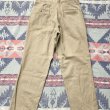 画像3: 60’s US Military Cotton Khaki Chino Trousers (3)