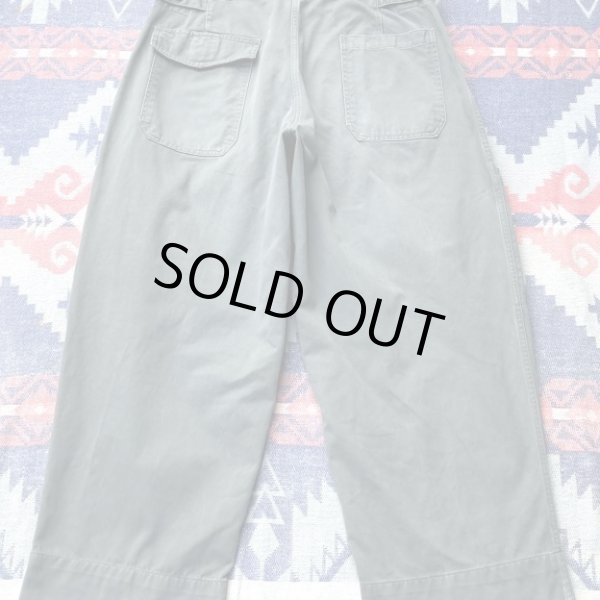 画像2: 50’s USAF Sage Green Shade 509 Utility Trousers (2)