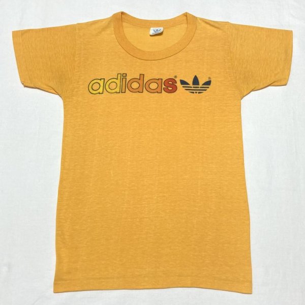 画像1: 80’s adidas USA製 グラデーション Tシャツ (1)