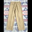 画像3: 50’s Cotton Khaki (ボタン) Chino Trousers (3)