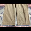 画像9: 60’s ARMY Cotton Khaki Chino Trousers (36x31) (9)