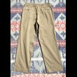 画像2: 60’s ARMY Cotton Khaki Chino Trousers (36x31) (2)