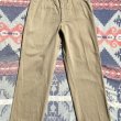 画像3: 60’s ARMY Cotton Khaki Chino Trousers (36x31) (3)