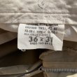 画像4: 60’s ARMY Cotton Khaki Chino Trousers (36x31) (4)