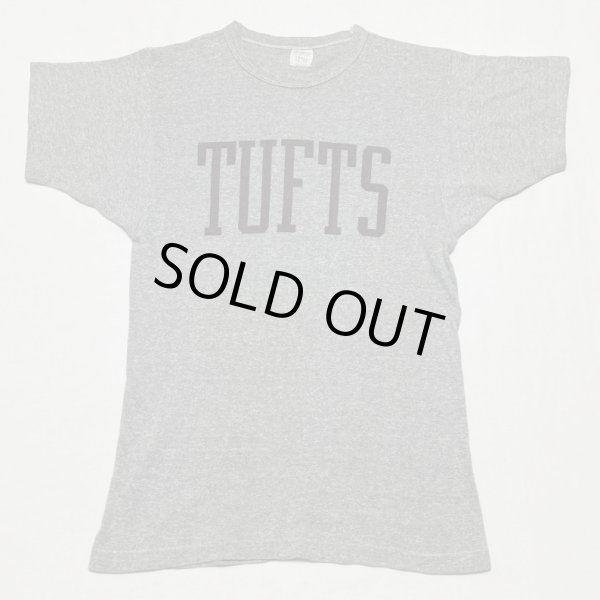 画像1: 60’s〜 Champion Productsタグ TUFTS University 霜降りT-Shirt (1)