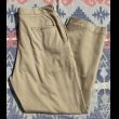 画像1: 60’s US Military Cotton Khaki Chino Trousers (1)