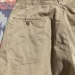 画像10: 60’s ARMY Cotton Khaki Chino Trousers (約33x30) (10)