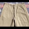 画像5: 60’s ARMY Cotton Khaki Chino Trousers (約33x30) (5)