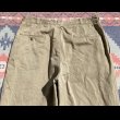 画像4: 60’s ARMY Cotton Khaki Chino Trousers (約33x30) (4)