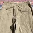 画像4: 60’s ARMY Cotton Khaki Chino Trousers (約33x30) (4)