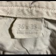 画像6: 60’s ARMY Cotton Khaki Chino Trousers (約33x30) (6)