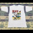 画像2: 80’s ARTEX Football T-Shirt (Snoopy Beach Patrol) (2)