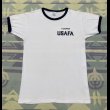 画像1: 80’s Champion "USAFA" Ringer T-Shirt (Large) (1)