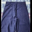 画像4: 71’ N.O.S. USN Utility Trousers Dark Blue(ストレート) (4)