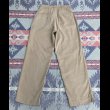 画像2: 40’s ARMY ダブルステッチCotton Khaki Trousers (2)