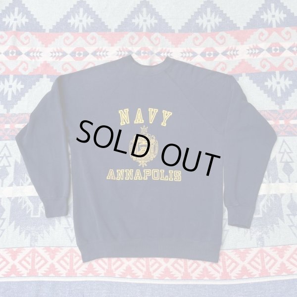 画像1:  USNA "US Naval Academy" Sweat Shirt (TULTEX) (1)