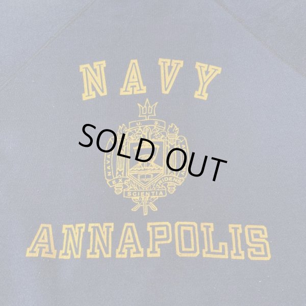 画像2:  USNA "US Naval Academy" Sweat Shirt (TULTEX) (2)