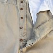 画像5: 50’s US Military Cotton Khaki Chino Trousers (w-34) ボタンチノ (5)