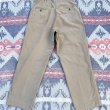 画像3: 50’s US Military Cotton Khaki Chino Trousers (w-34) ボタンチノ (3)