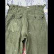 画像5: 初期型 60’s ARMY OG107 Cotton Sateen Utility Trousers(M) (5)