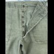 画像5: 1950’s ARMY OG107 Cotton Satin Utility Trousers (L) (5)