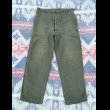 画像2: 1950’s ARMY OG107 Cotton Satin Utility Trousers (L) (2)