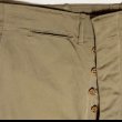 画像7: 1943’ USMC Cotton Khaki Chino Trousers ワンウォッシュ (1) (7)