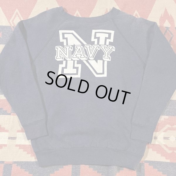 画像1: US NAVY Sweat Shirt (M) (1)